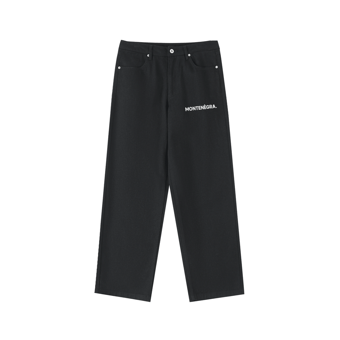 Montenégra Jogger Shorts - Silky White and Black