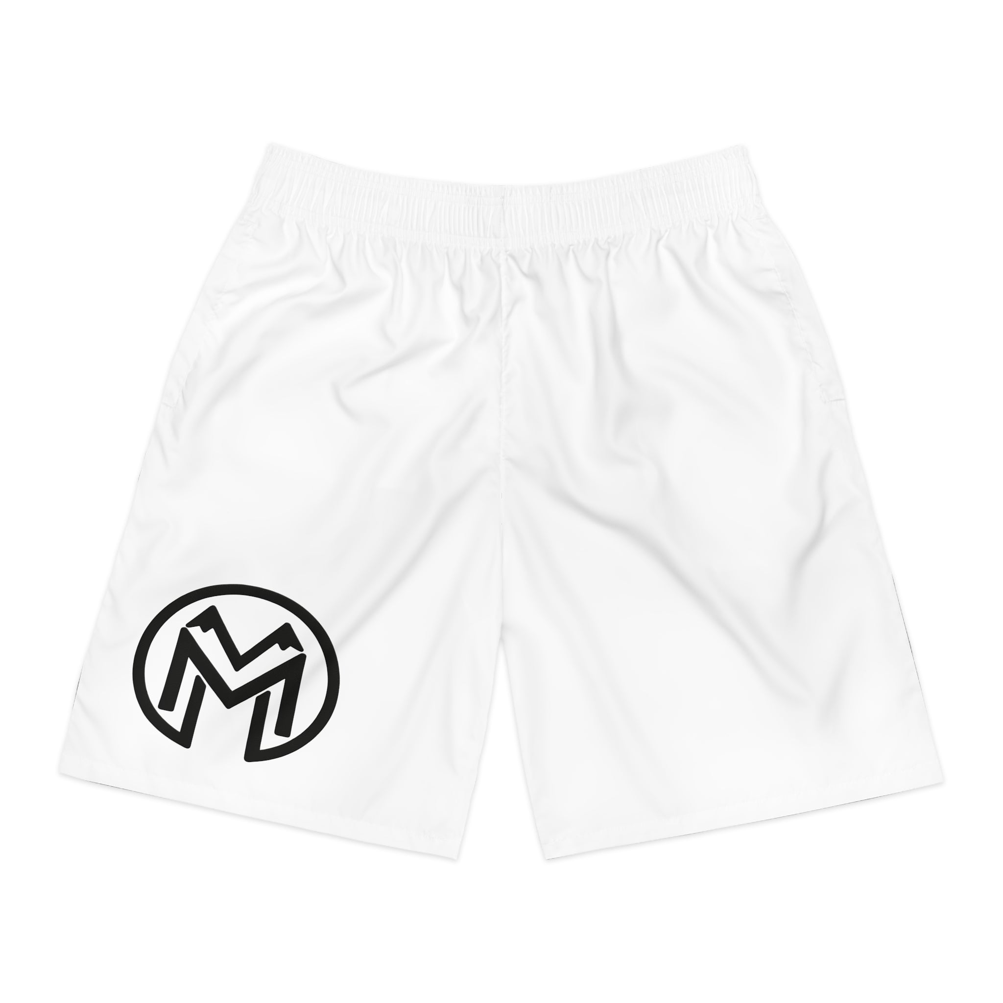 Montenégra Jogger Shorts - Silky White and Black