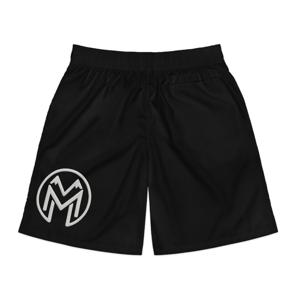 Montenégra Jogger Shorts - Premium Black and White