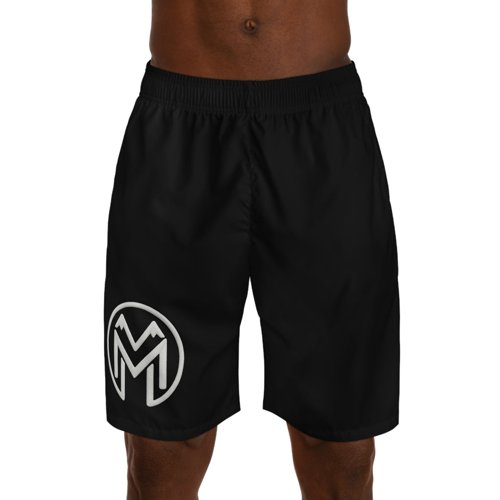 Montenégra Jogger Shorts - Premium Black and White