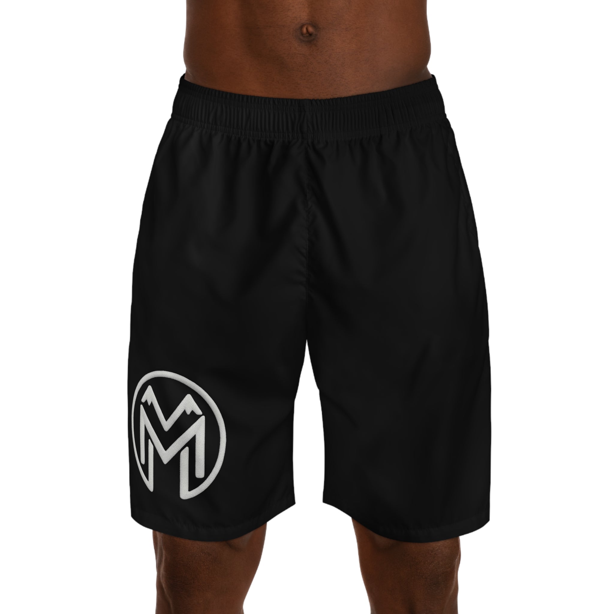 Montenégra Jogger Shorts - Premium Black and White