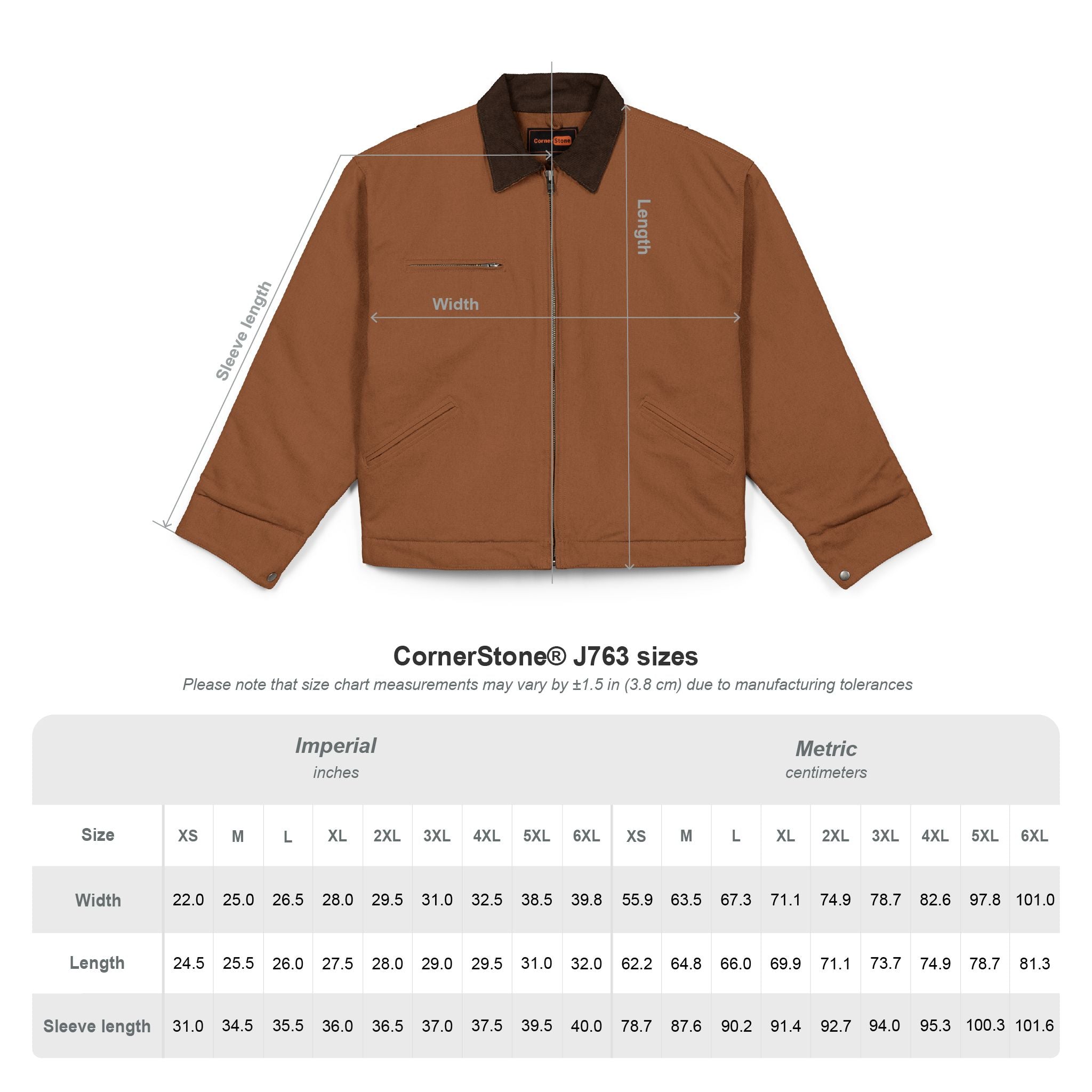 Montenégra Embroidered Work Jacket - Circle Star Logo Duck Cloth Jacket Printify