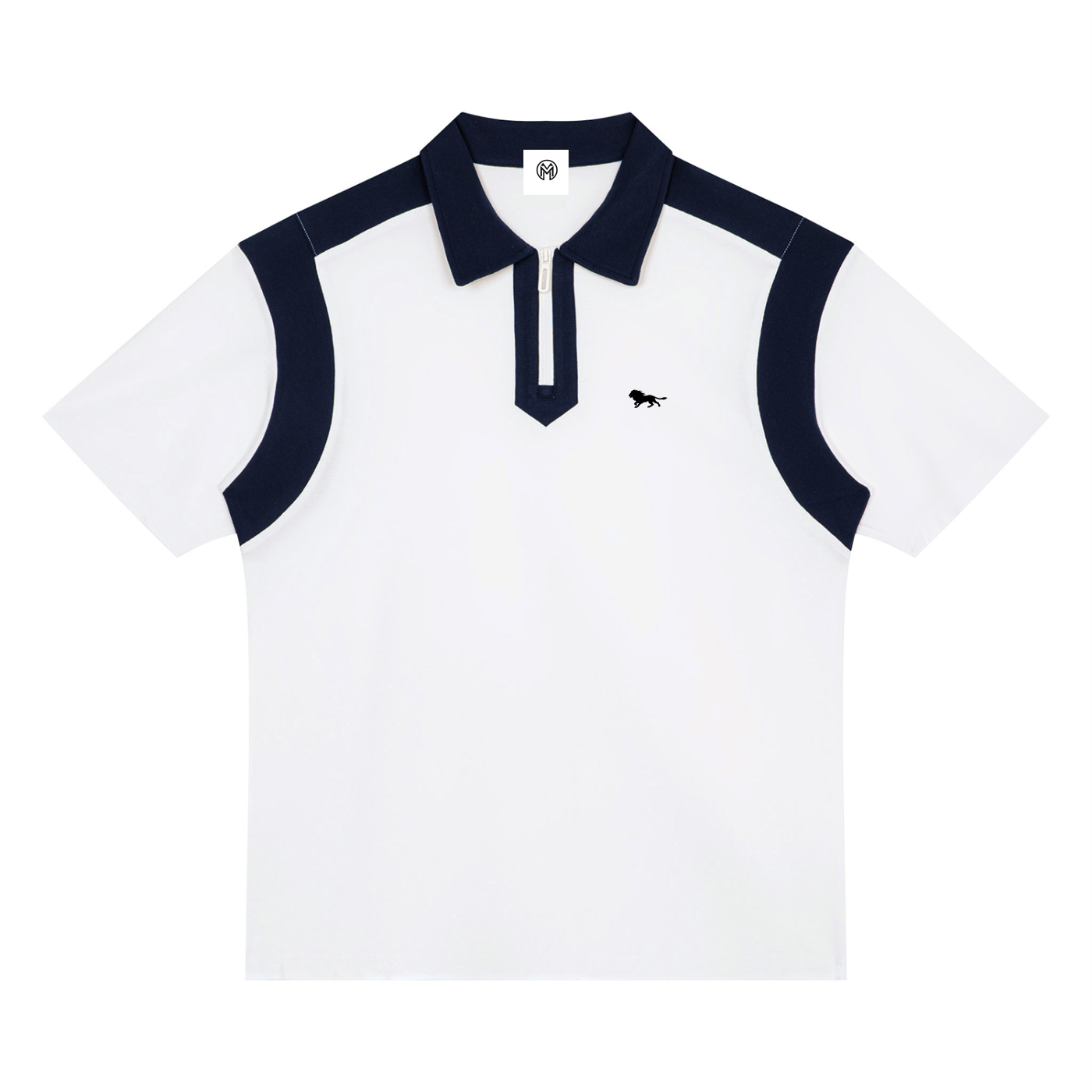 quarter,zip,polo,t,shirt,men,unisex