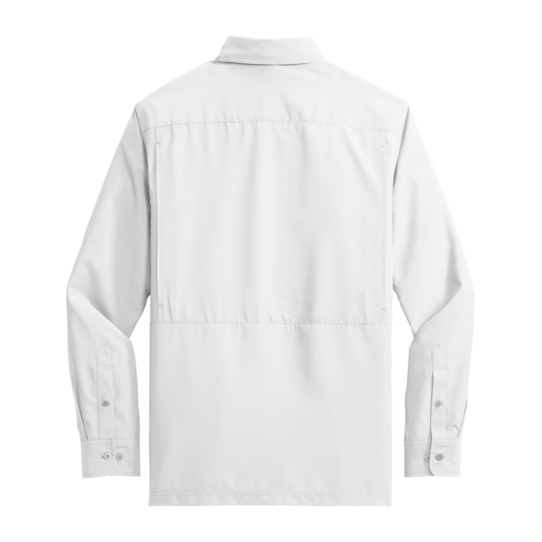 Montenégra X Port Authority® Men's Long Sleeve Shirt - Silky White and Black Printify