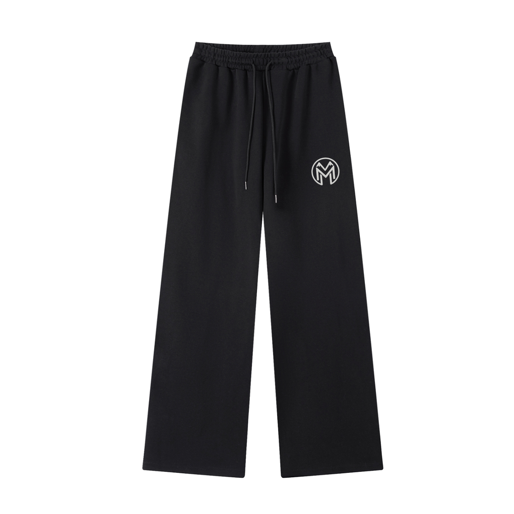 Montenégra Essential Straight-Leg Sweatpants - Premium Black and White - Montenégra