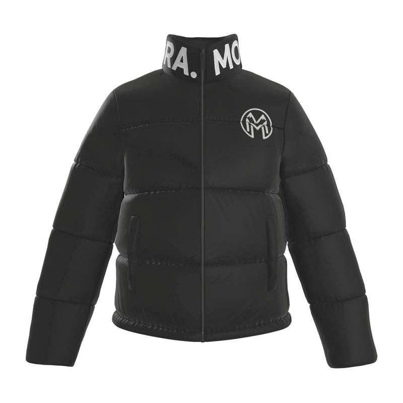 Premium Black Montenégra Puffer Contrado