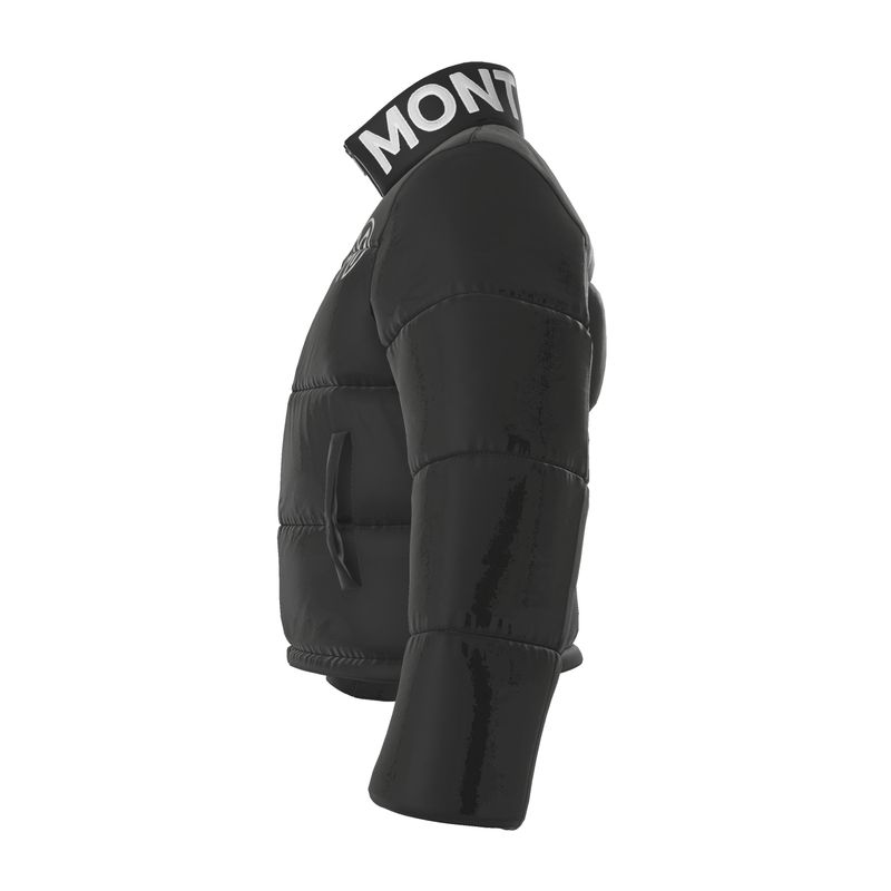 Premium Black Montenégra Puffer Contrado