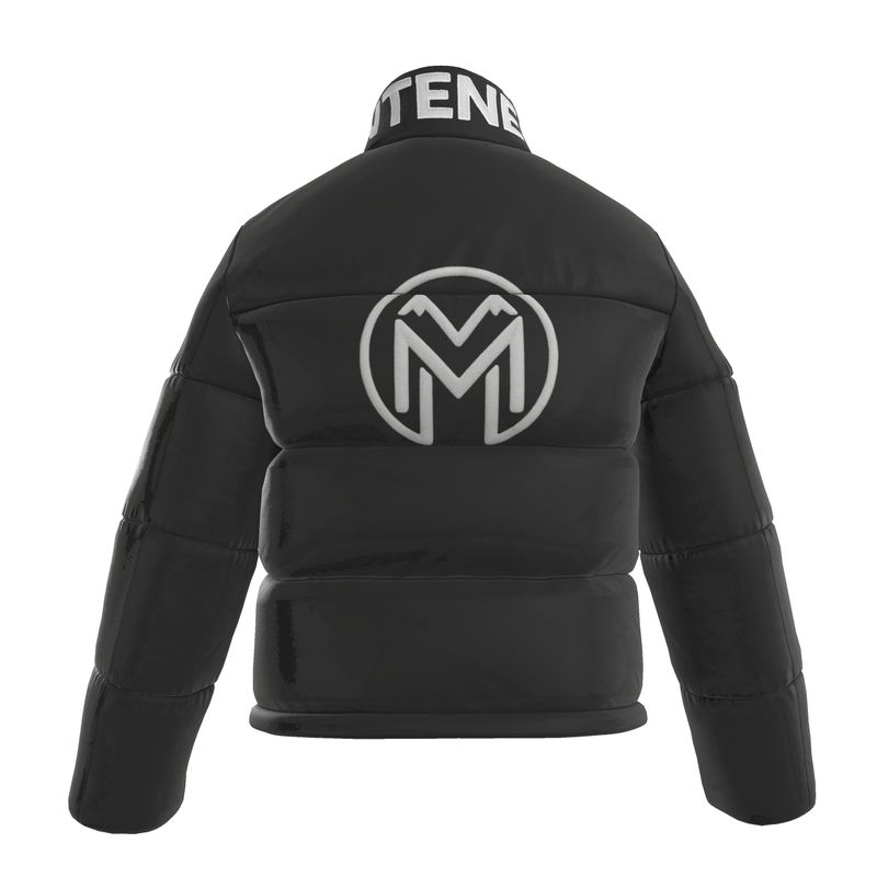 Premium Black Montenégra Puffer Contrado