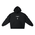 ruched,sleeves,long,hoodie,unisex
