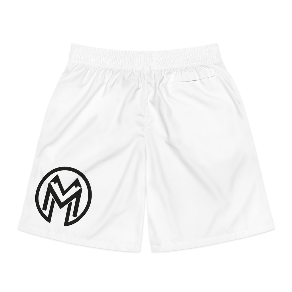 Montenégra Jogger Shorts - Silky White and Black