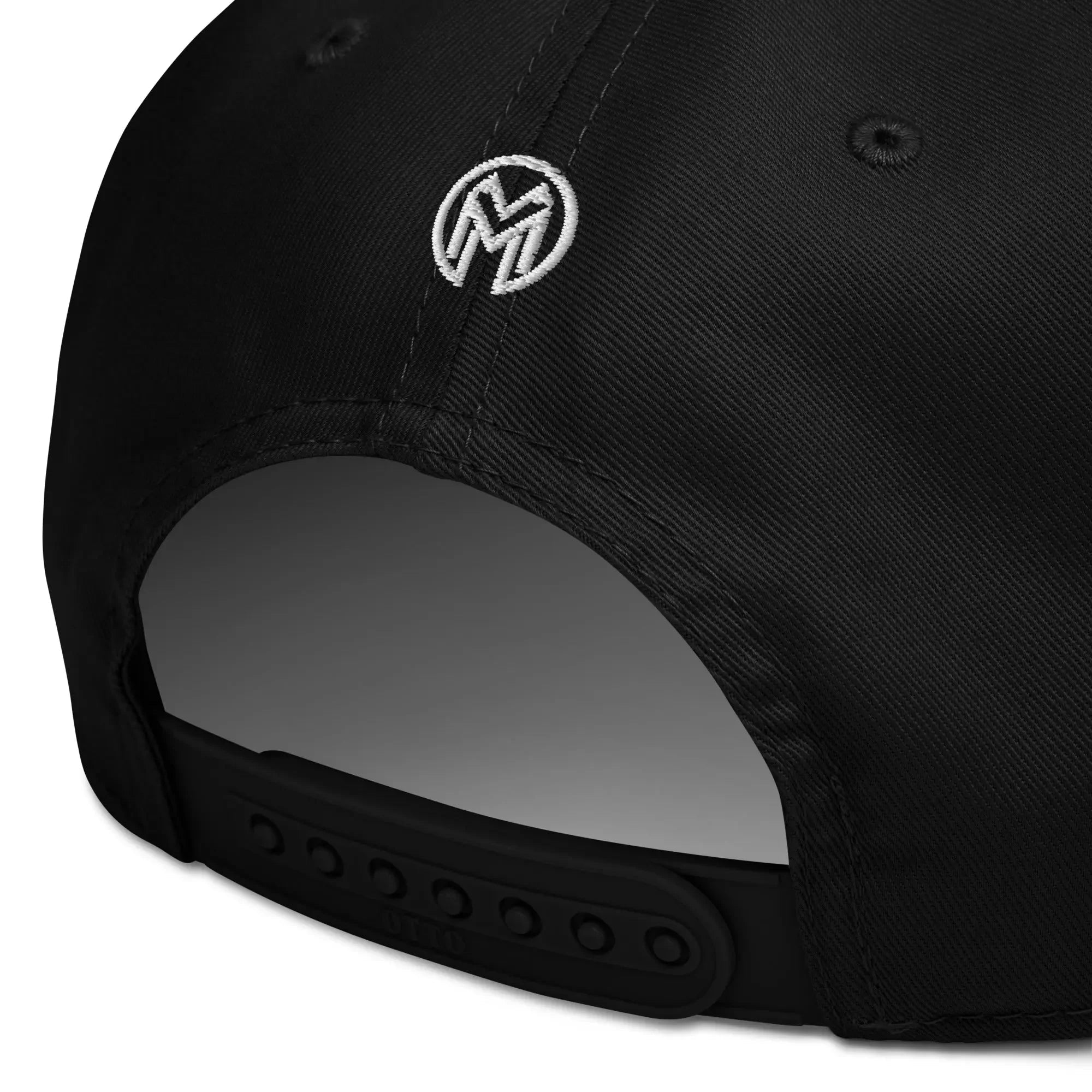 5 panel cap - Premium Black and White - Montenégra