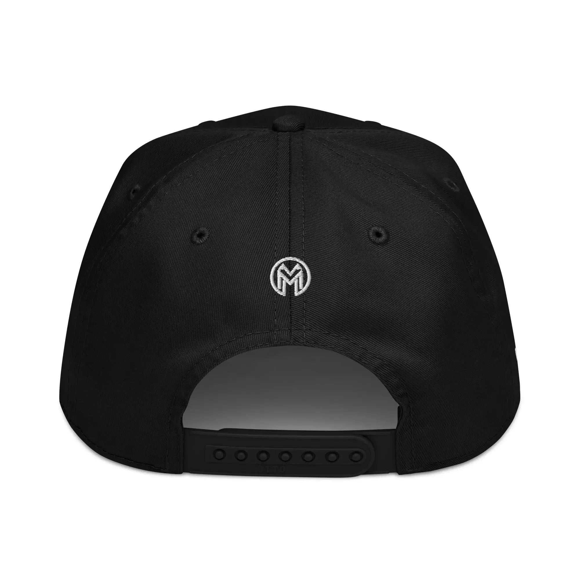 5 panel cap - Premium Black and White - Montenégra