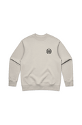 Montenégra Heavy Crew Sweater - Premium Black and White