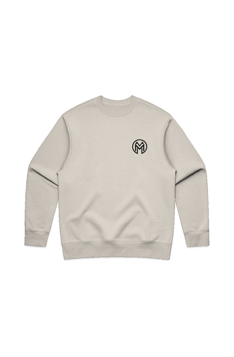Montenégra Heavy Crew Sweater - Premium Black and White