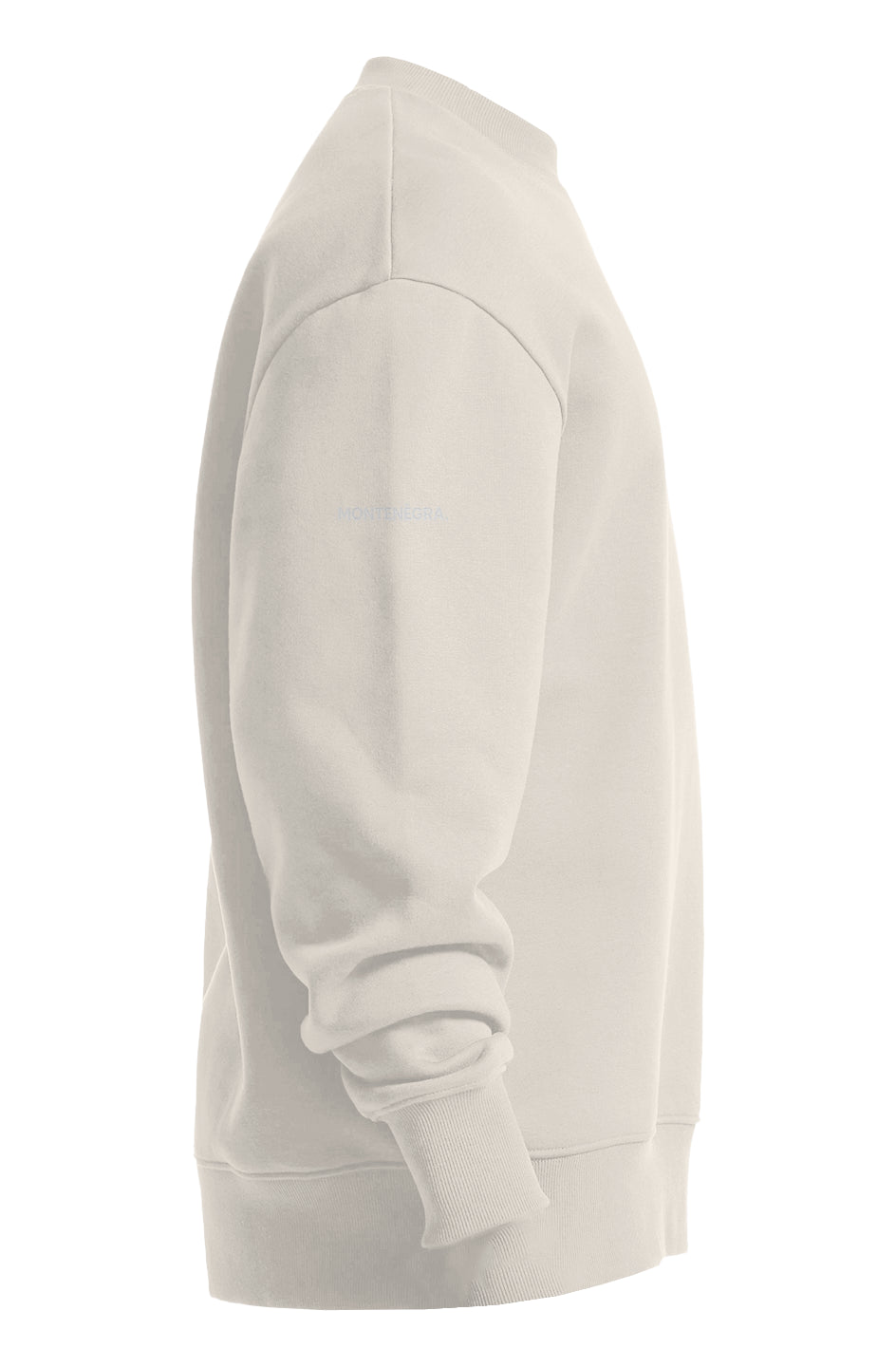 Montenégra Heavy Crew Sweater - Premium Black and White