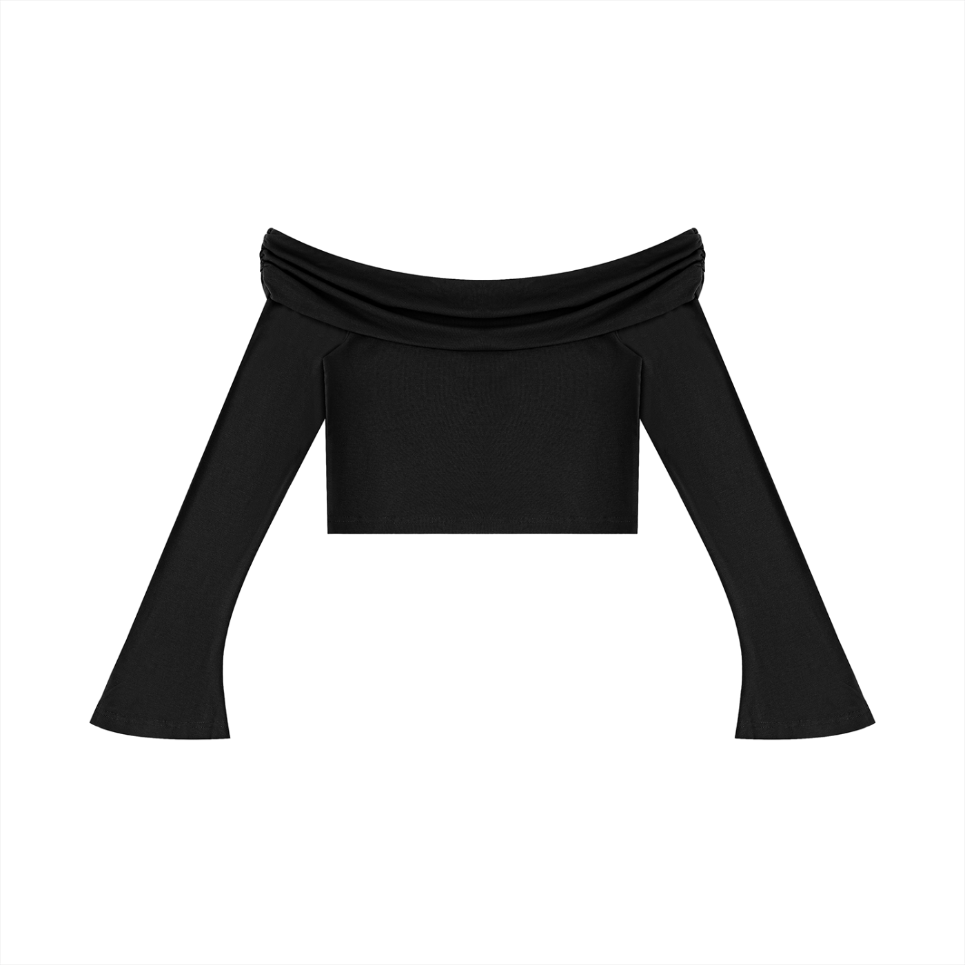 off,shoulder,bell,sleeve,top,women