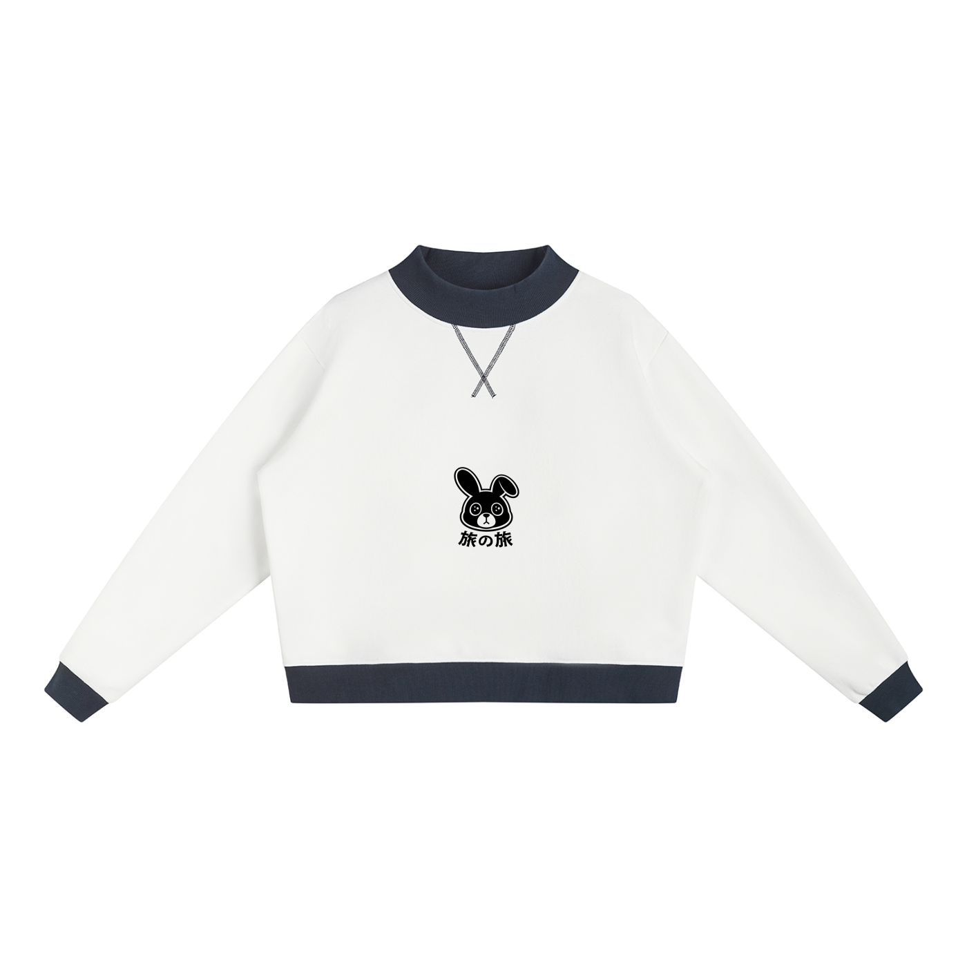 Montenegra Mock Neck Crewneck Sweatshirt ODMPOD