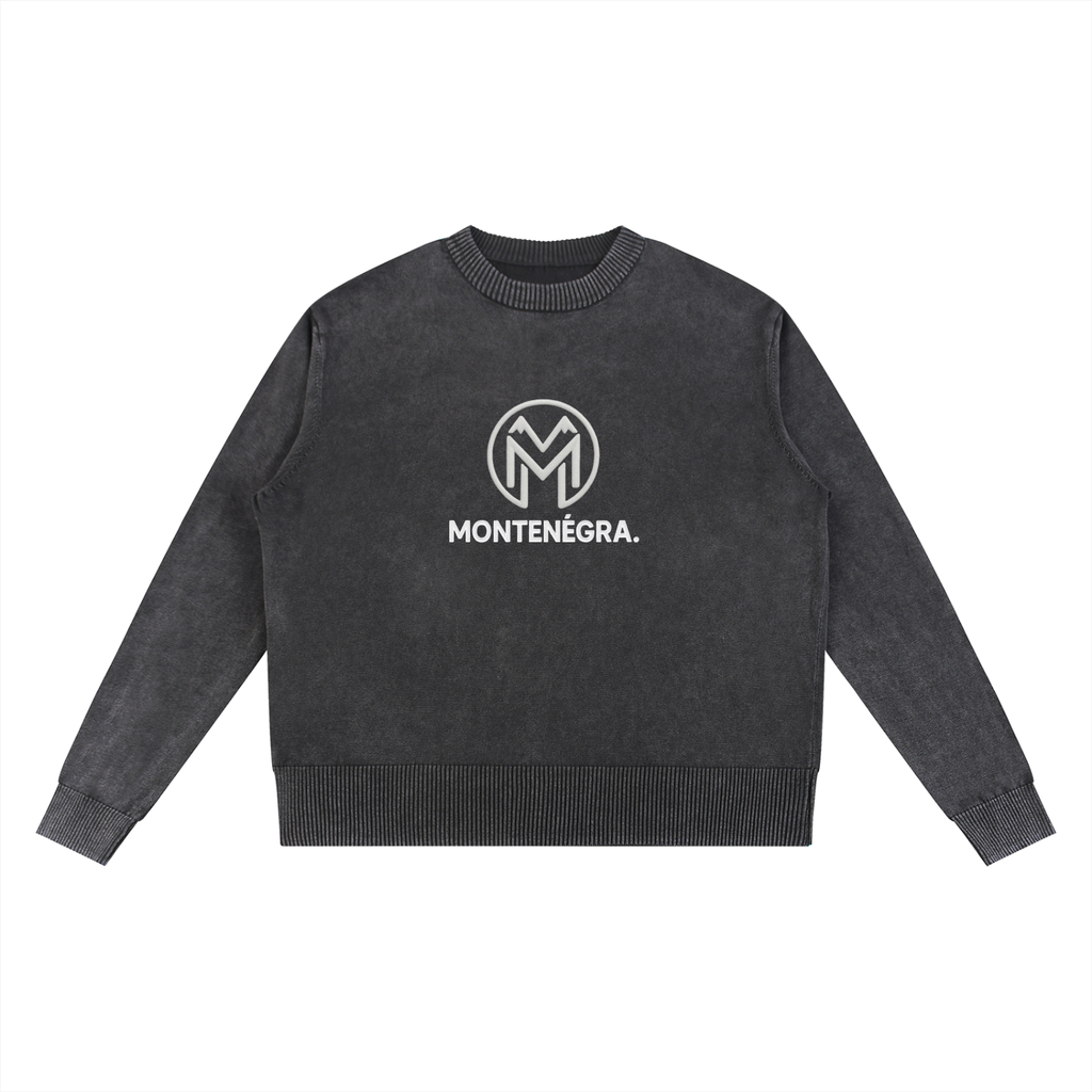 Montenégra Mineral Wash Oversized Sweater - Montenégra