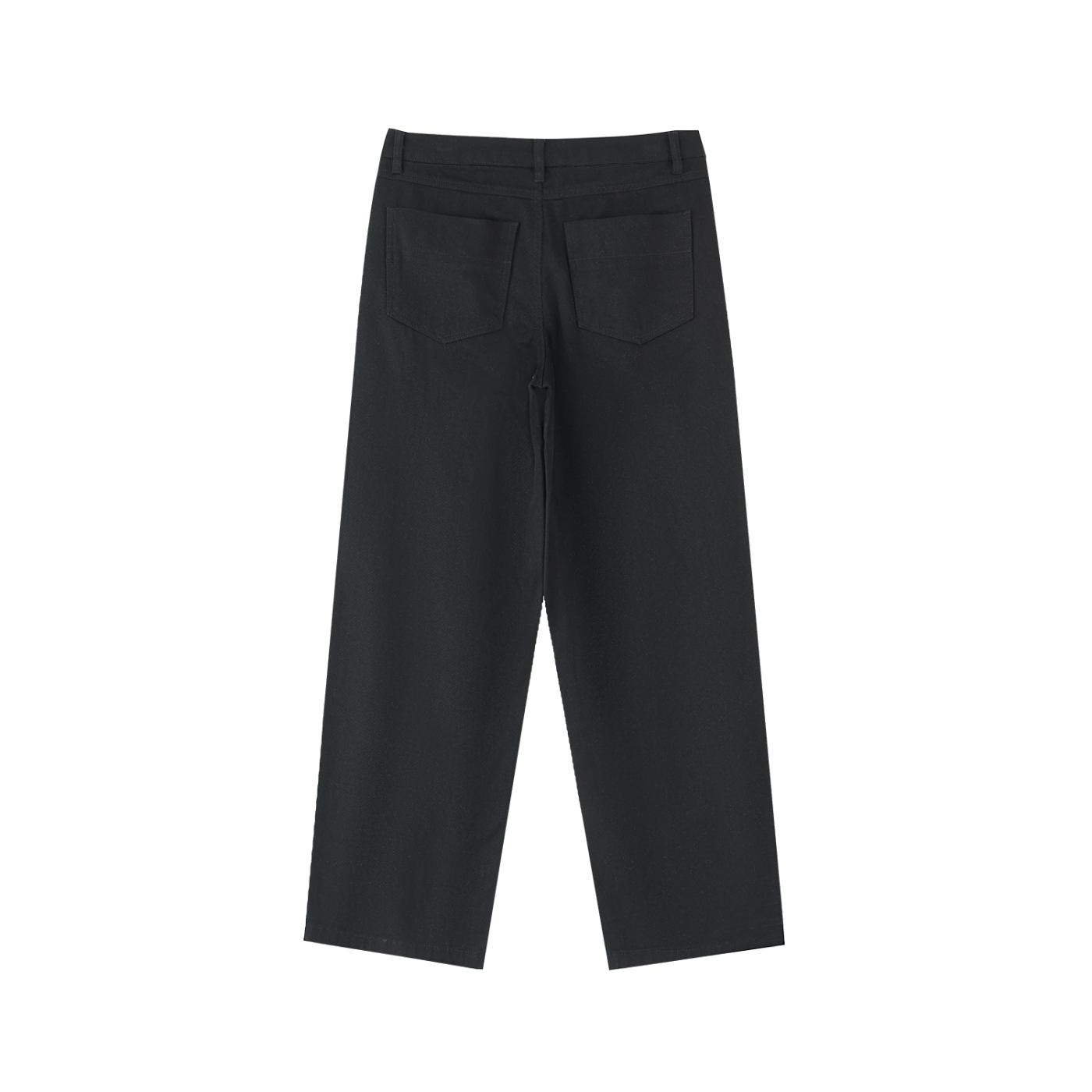 Montenégra Heavyweight Cotton Straight-Leg Pants - Premium Black and White - Montenégra