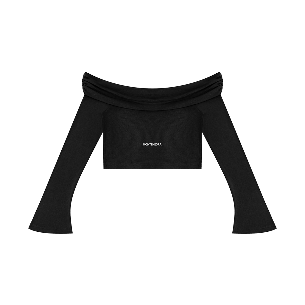 off,shoulder,bell,sleeve,top,women