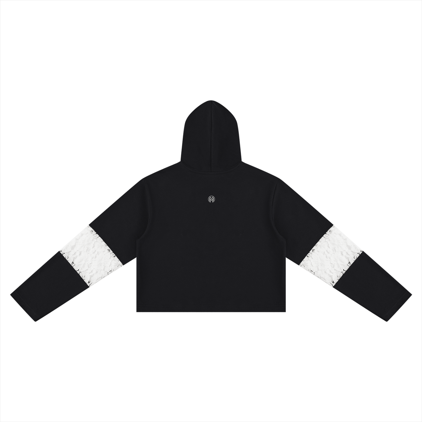 hoodie,cropped,laced,preppy,long,sleeve,women,regular,loose