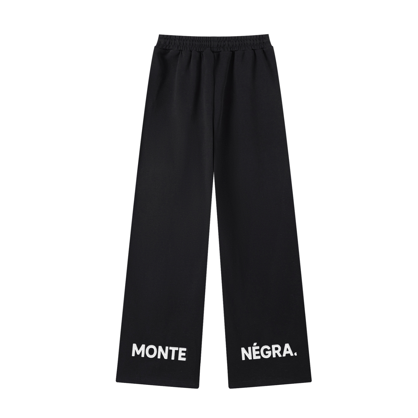 Montenégra Essential Straight-Leg Sweatpants - Premium Black and White - Montenégra