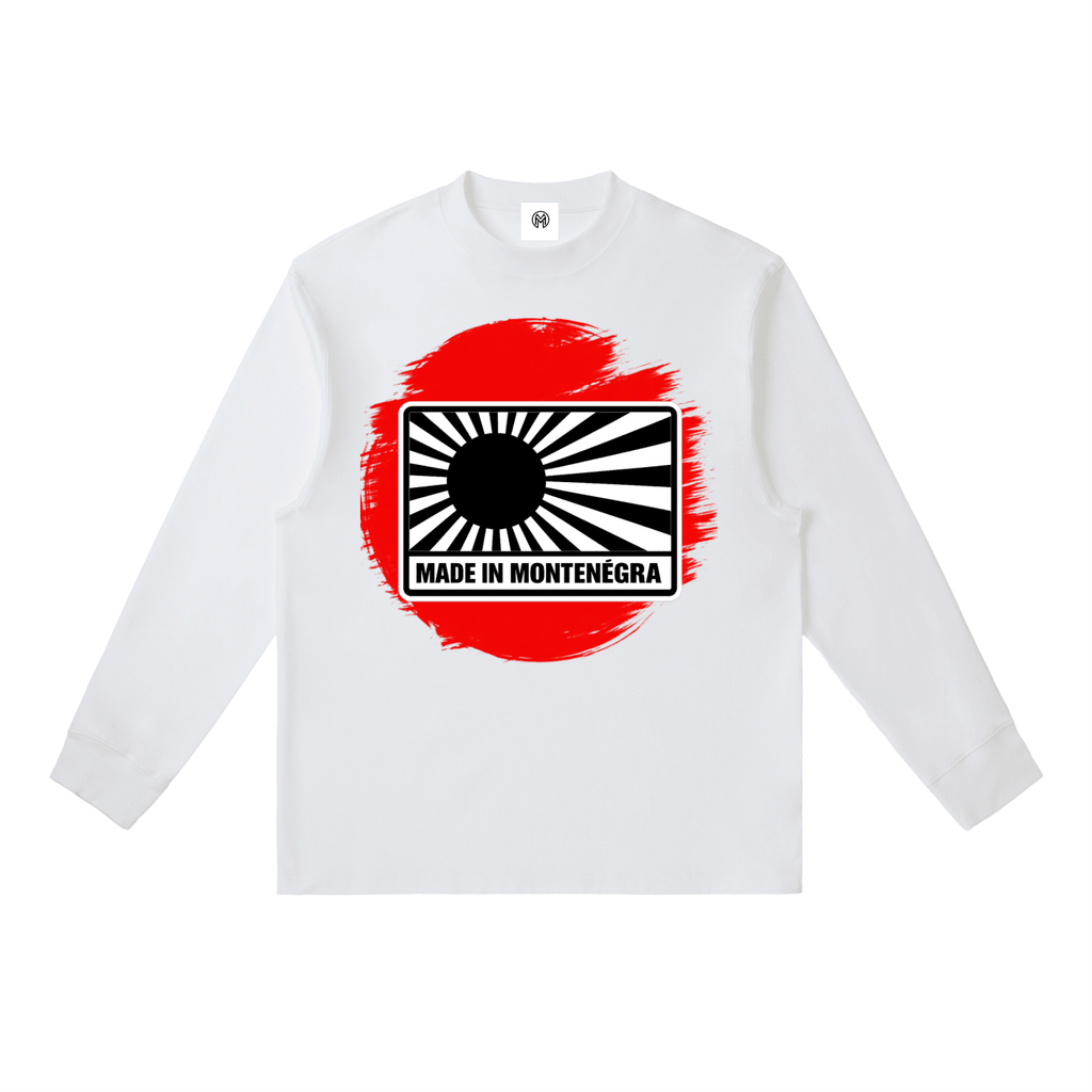 Essential Crewneck Long - Sleeve T-Shirt - Montenégra