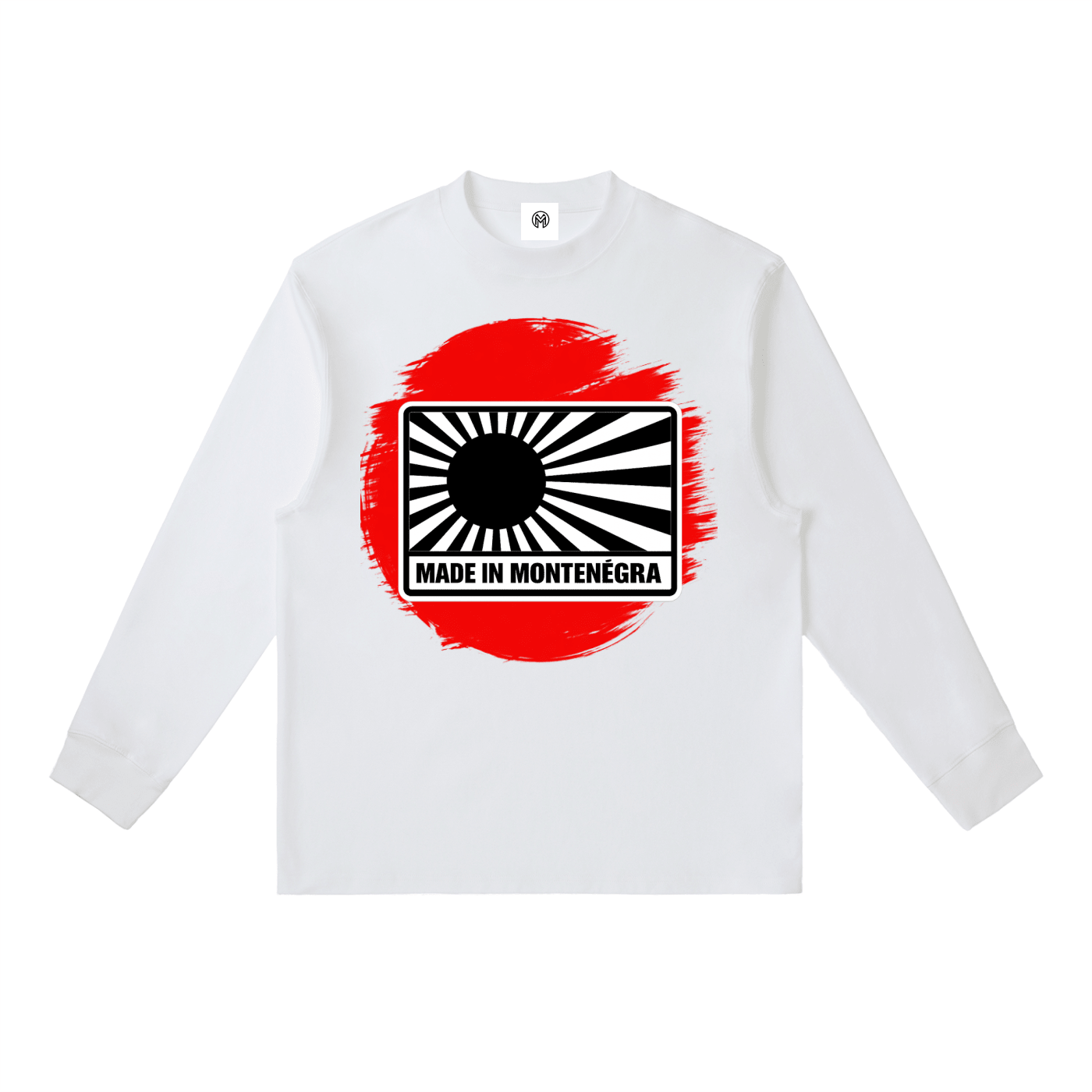 Essential Crewneck Long - Sleeve T-Shirt - Montenégra