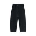 Montenégra Belted Barrel - leg Chino Pants - Premium Black - Montenégra