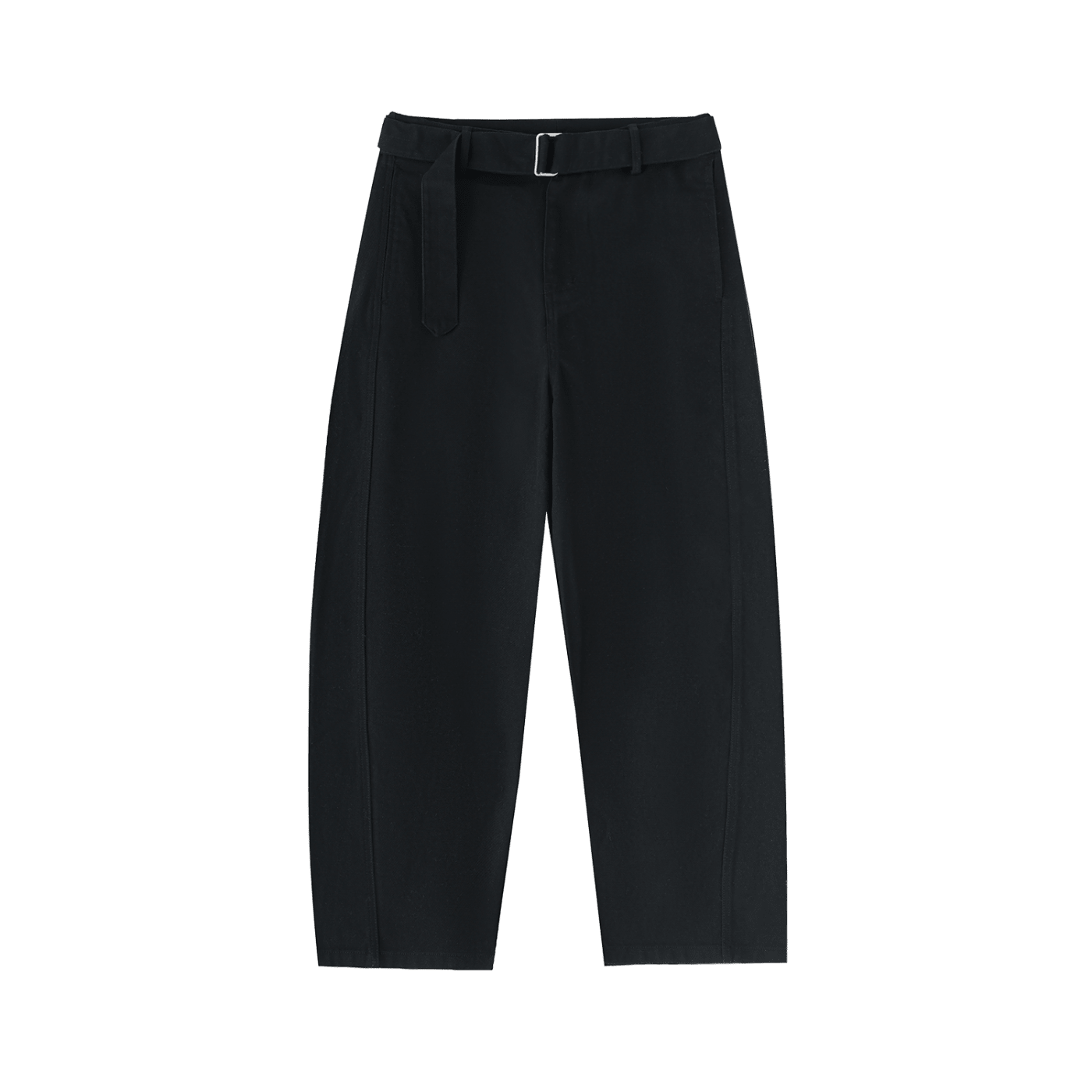 Montenégra Belted Barrel - leg Chino Pants - Premium Black - Montenégra