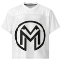 Montenegra Boxy football jersey - Silky White and Black - Montenégra