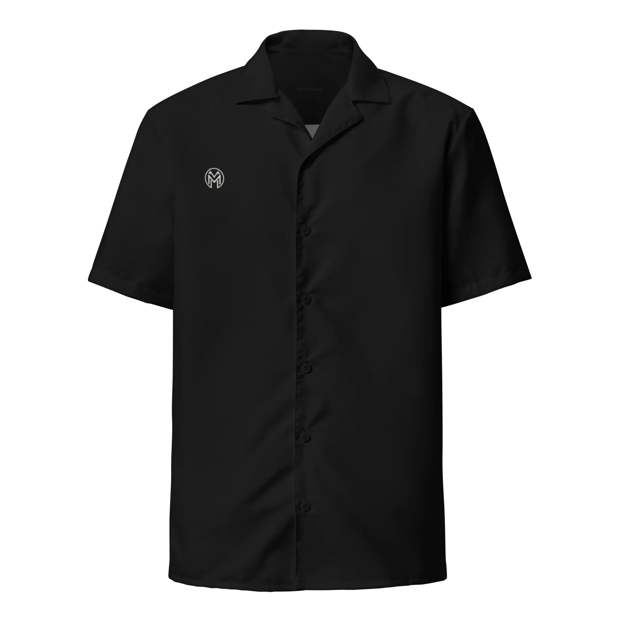 Montenégra button shirt - Premium Black and White - Montenégra