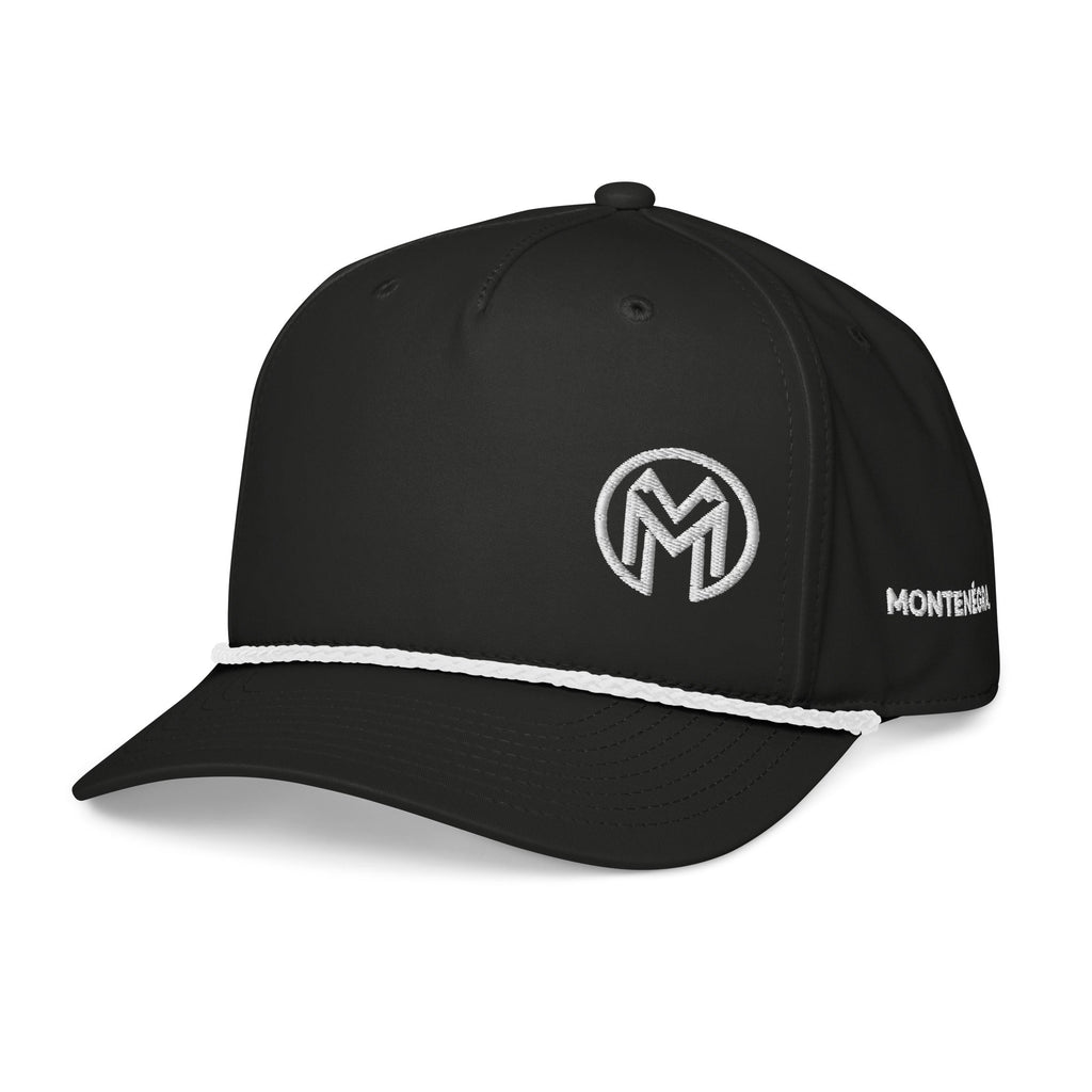 Montenégra Classic rope cap - Premium Black and White - Montenégra