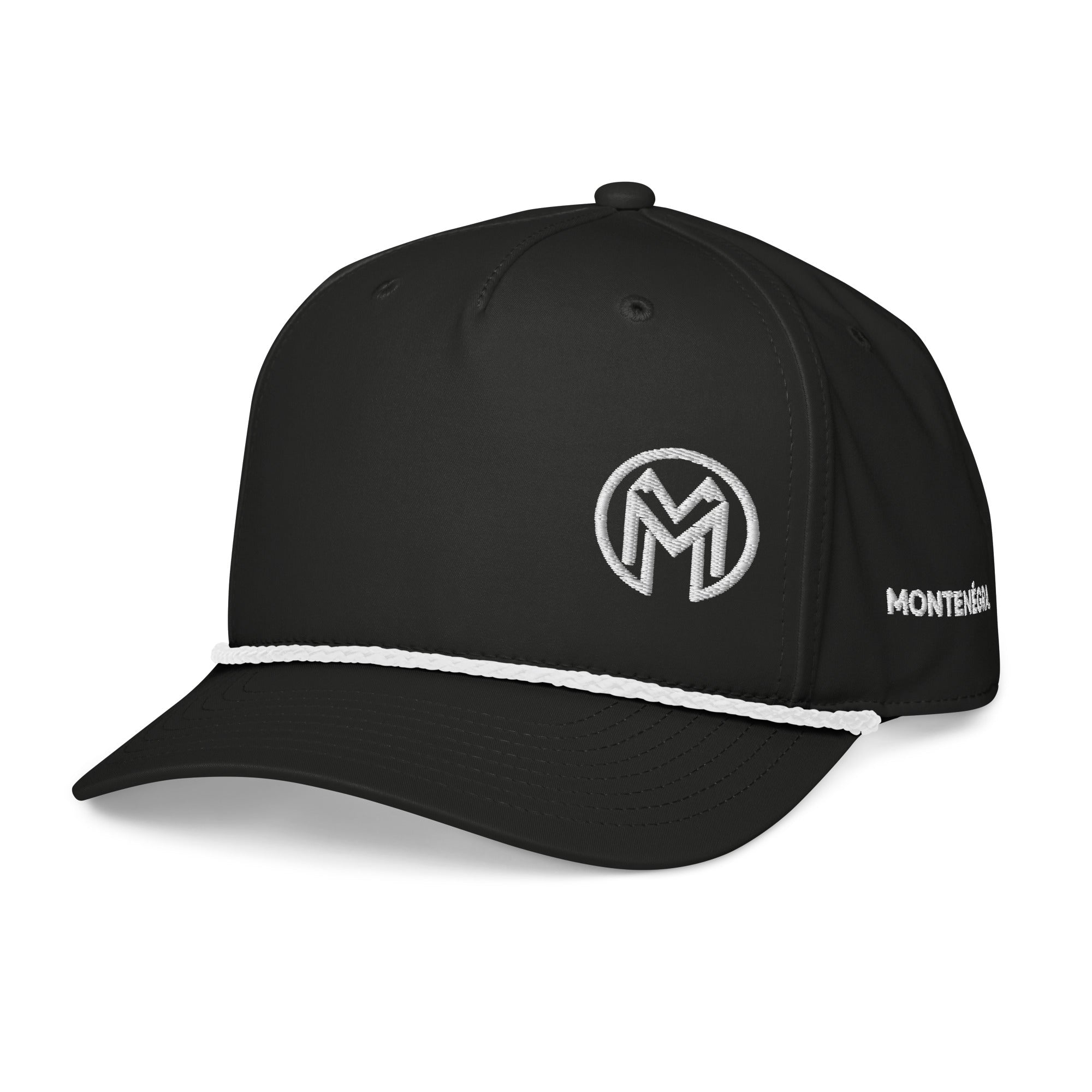 Montenégra Classic rope cap - Premium Black and White - Montenégra
