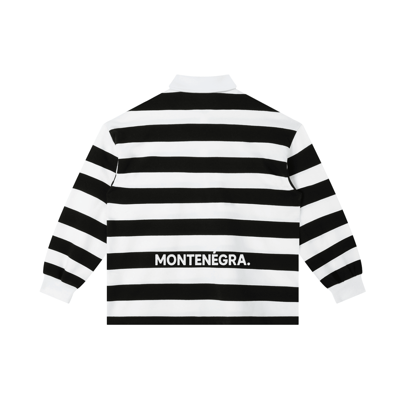 Montenegra Color Block Stripe Polo Shirt - Montenégra