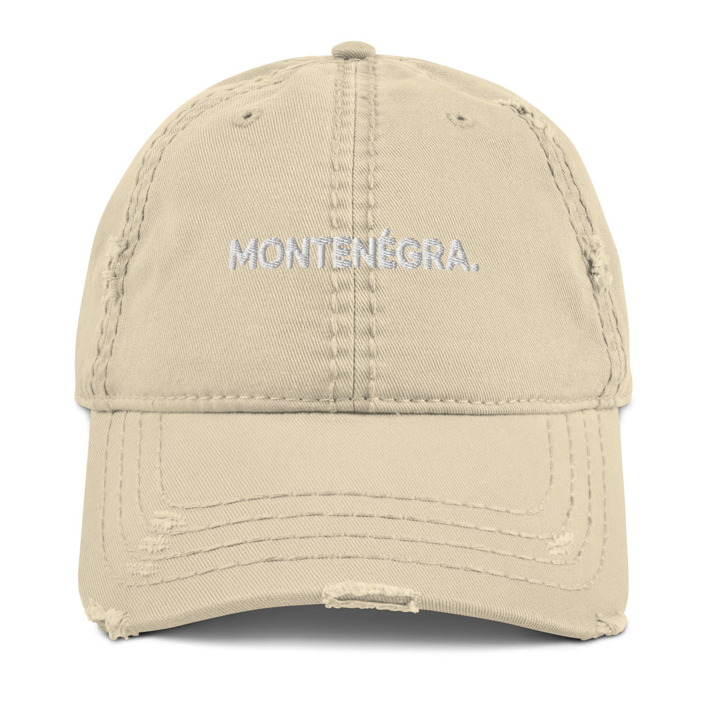 Montenégra Distressed Dad Hat - Montenégra
