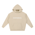 Montenégra Essential Heavyweight Hoodie - Premium Beige and White - Montenégra