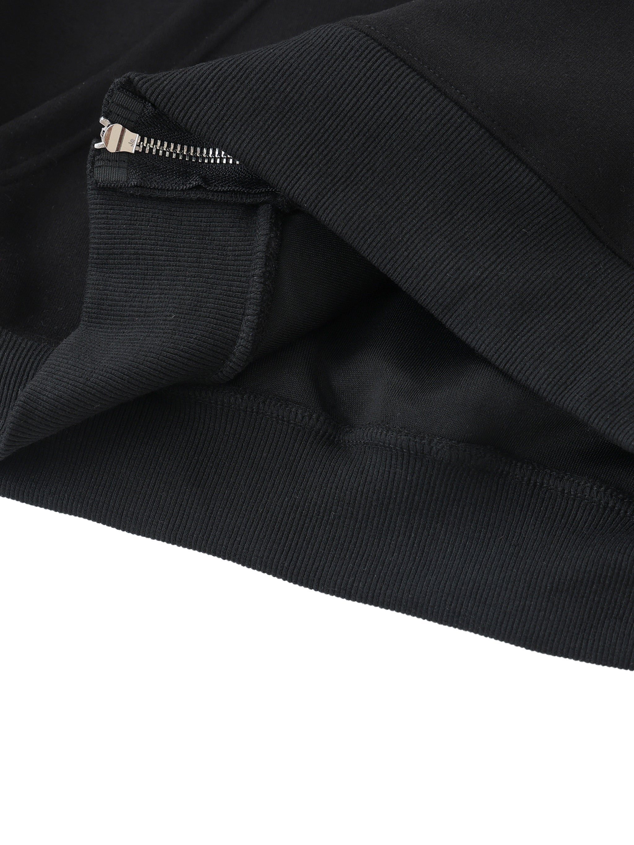 Montenégra Essential Heavyweight Pocket Hoodie - Premium Black and White - Montenégra