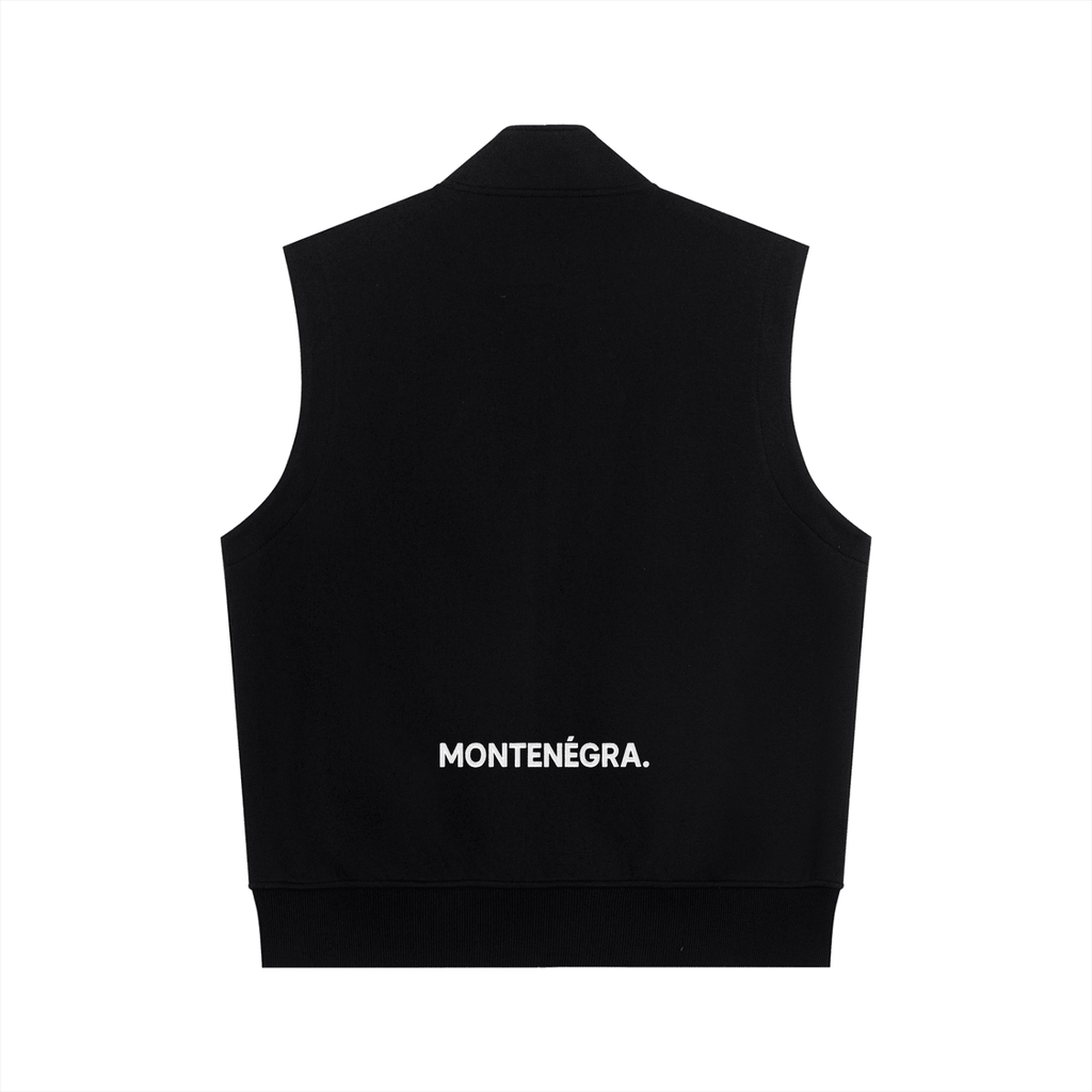 Montenégra Essential Heavyweight Vest - Premium Black and White - Montenégra