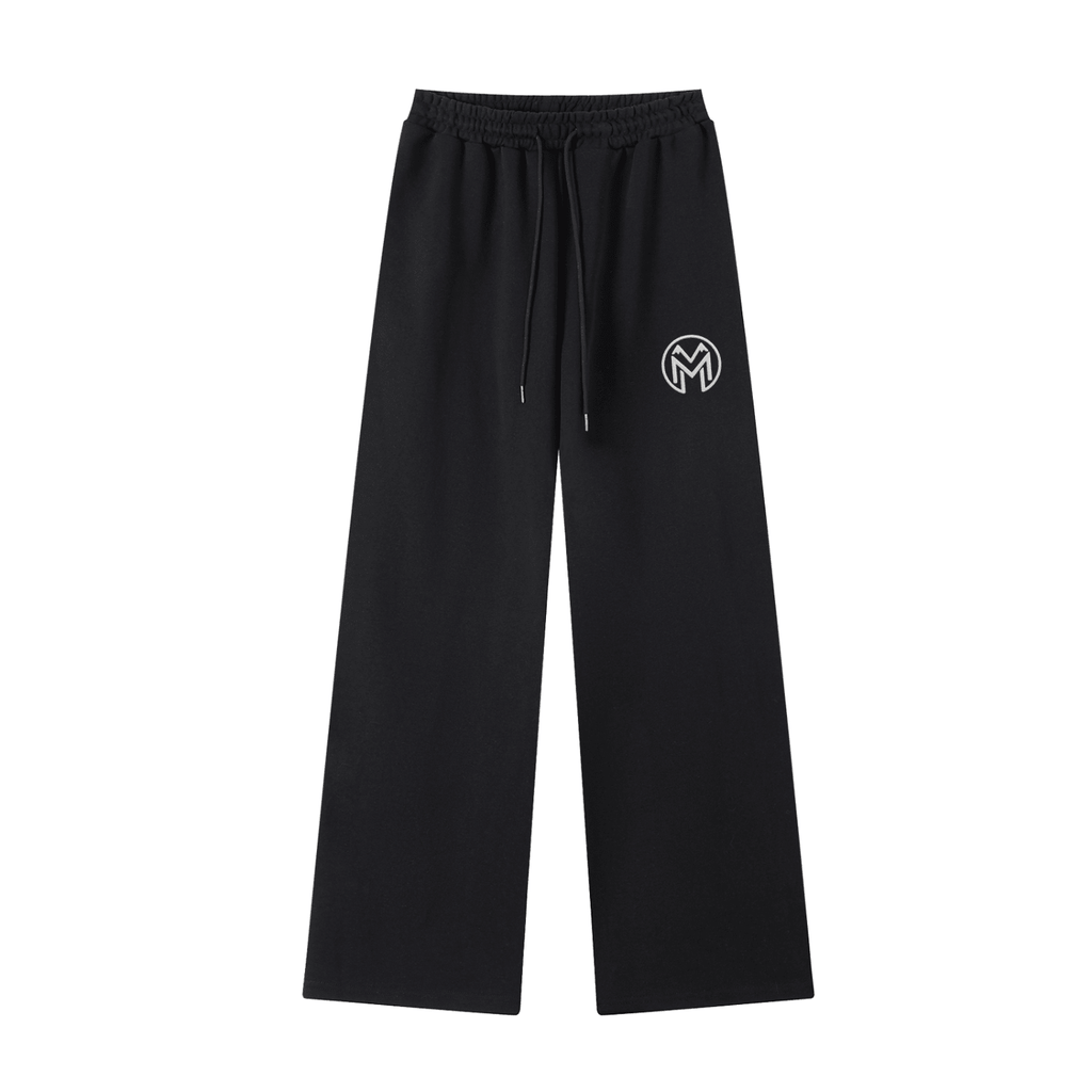 Montenégra Essential Straight - Leg Sweatpants - Premium Black and White - Montenégra