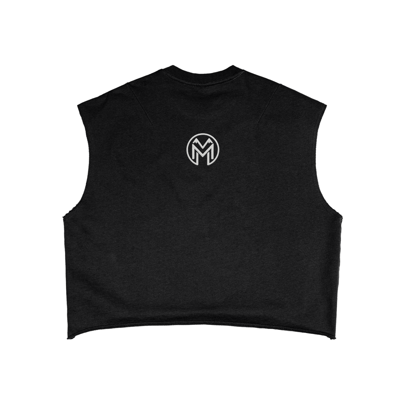 Montenégra French Terry Boxy Tank Top - Premium Black and White - Montenégra