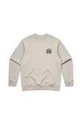 Montenégra Heavy Crew Sweater - Rustic White and Black - Montenégra