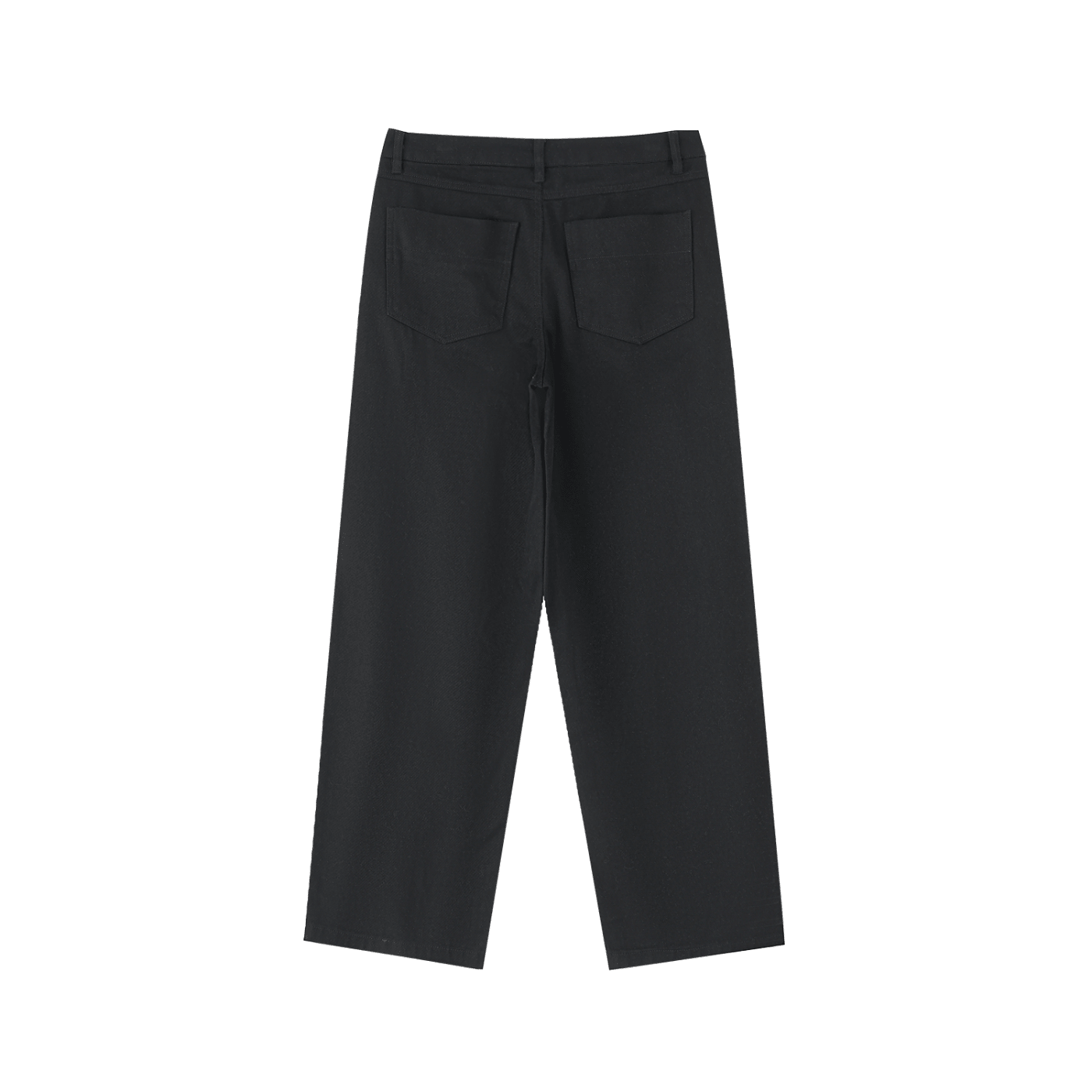 Montenégra Heavyweight Cotton Straight - Leg Pants - Premium Black and White - Montenégra