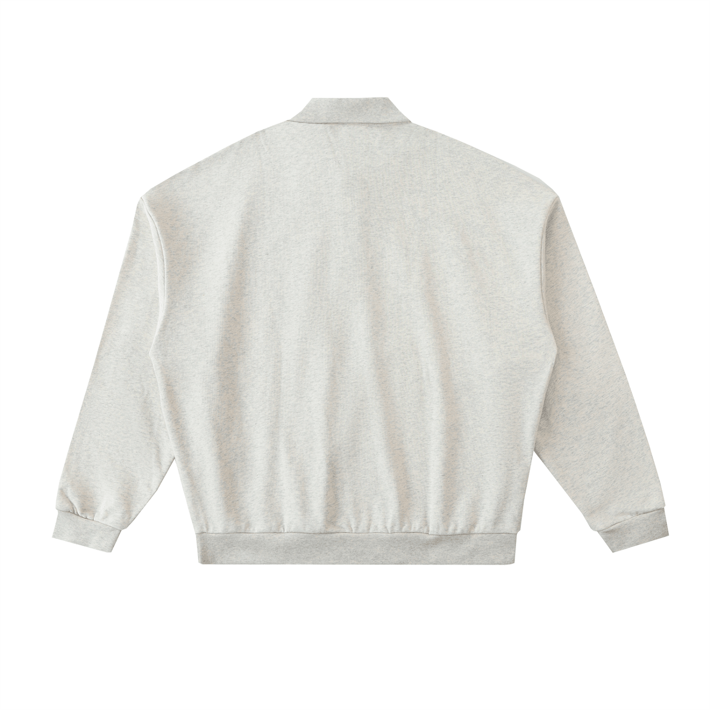 Montenégra Heavyweight Fleece Polo Sweatshirt - Oat White - Montenégra