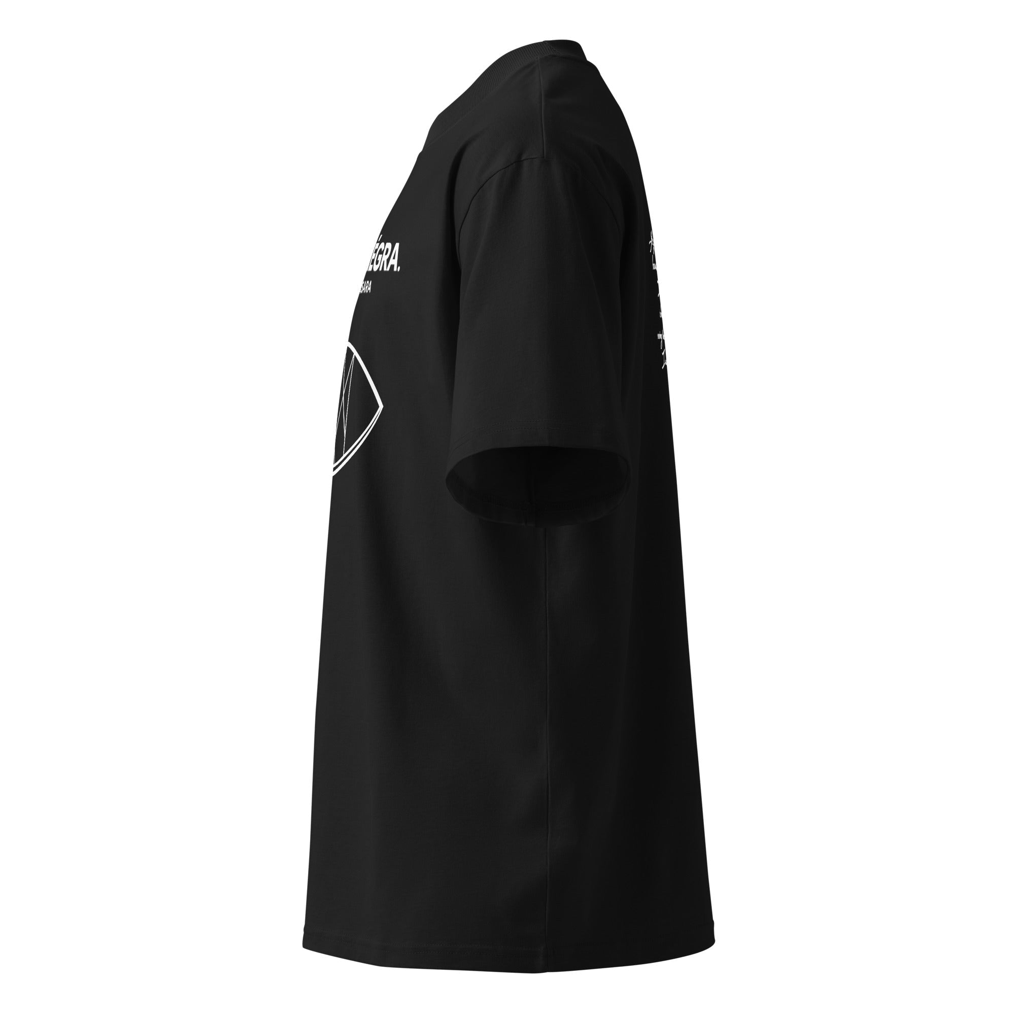 Montenégra Japa organic oversized high neck t-shirt - Montenégra