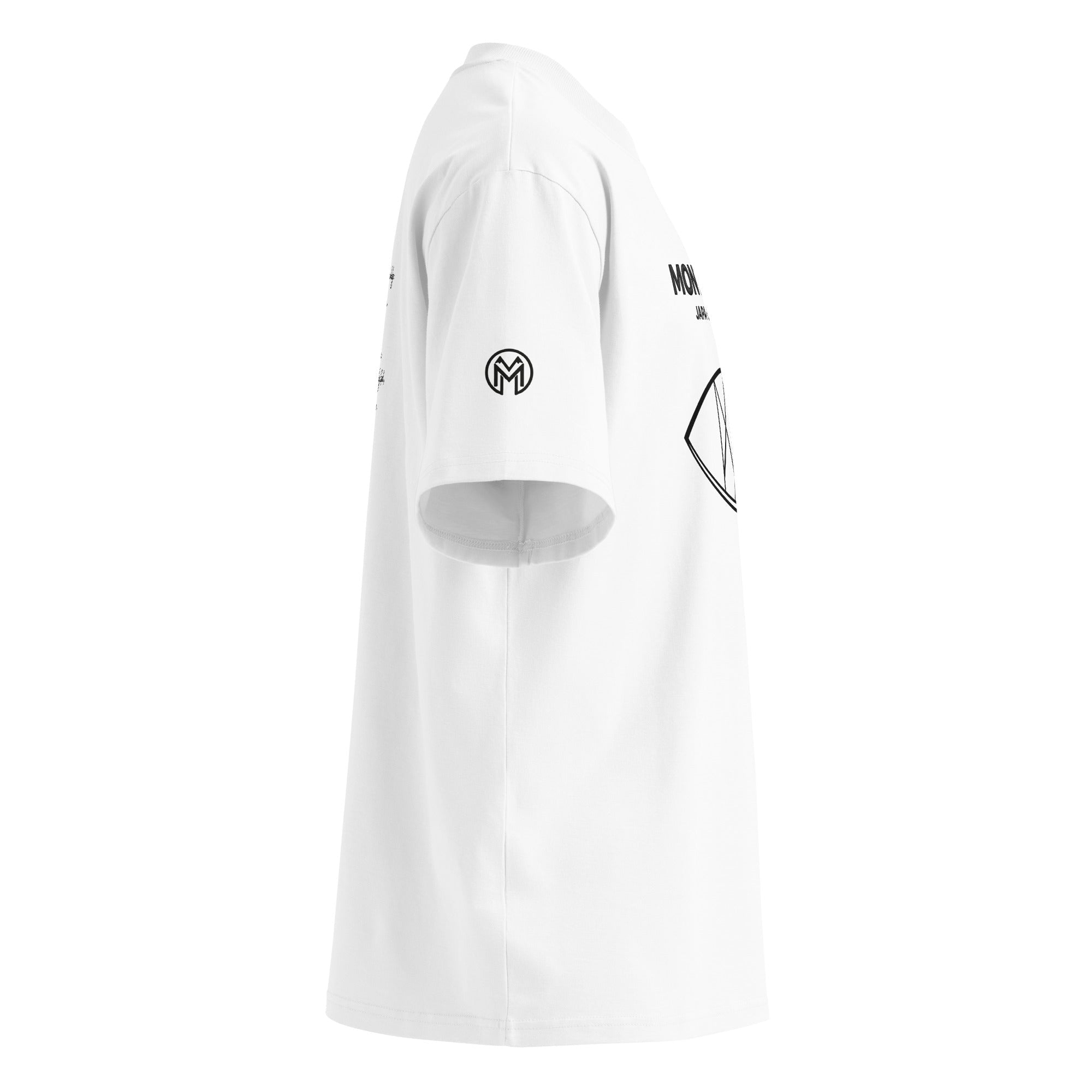 Montenégra Japa organic oversized high neck t-shirt - Montenégra