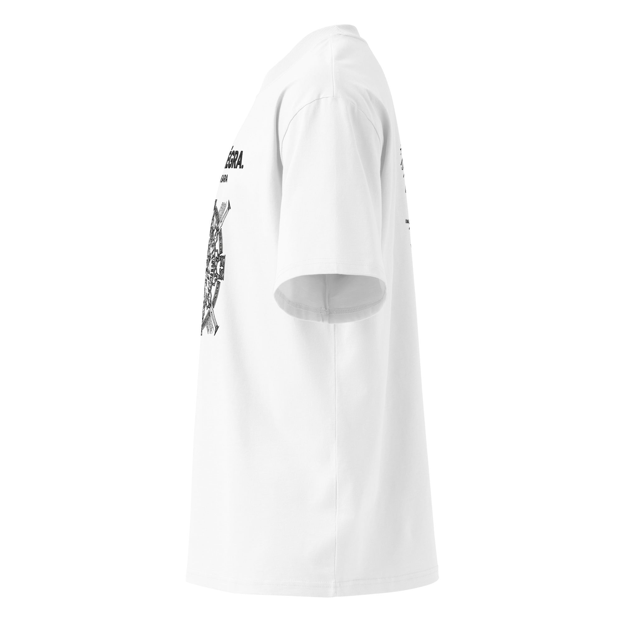 Montenégra Japa Samara Unisex organic oversized high neck t-shirt - Montenégra