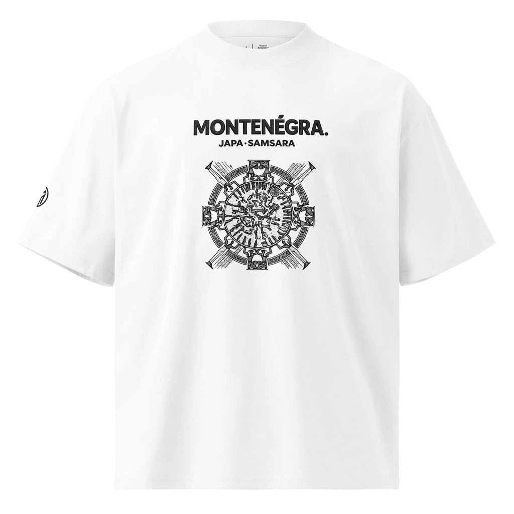 Montenégra Japa Samara Unisex organic oversized high neck t-shirt - Montenégra