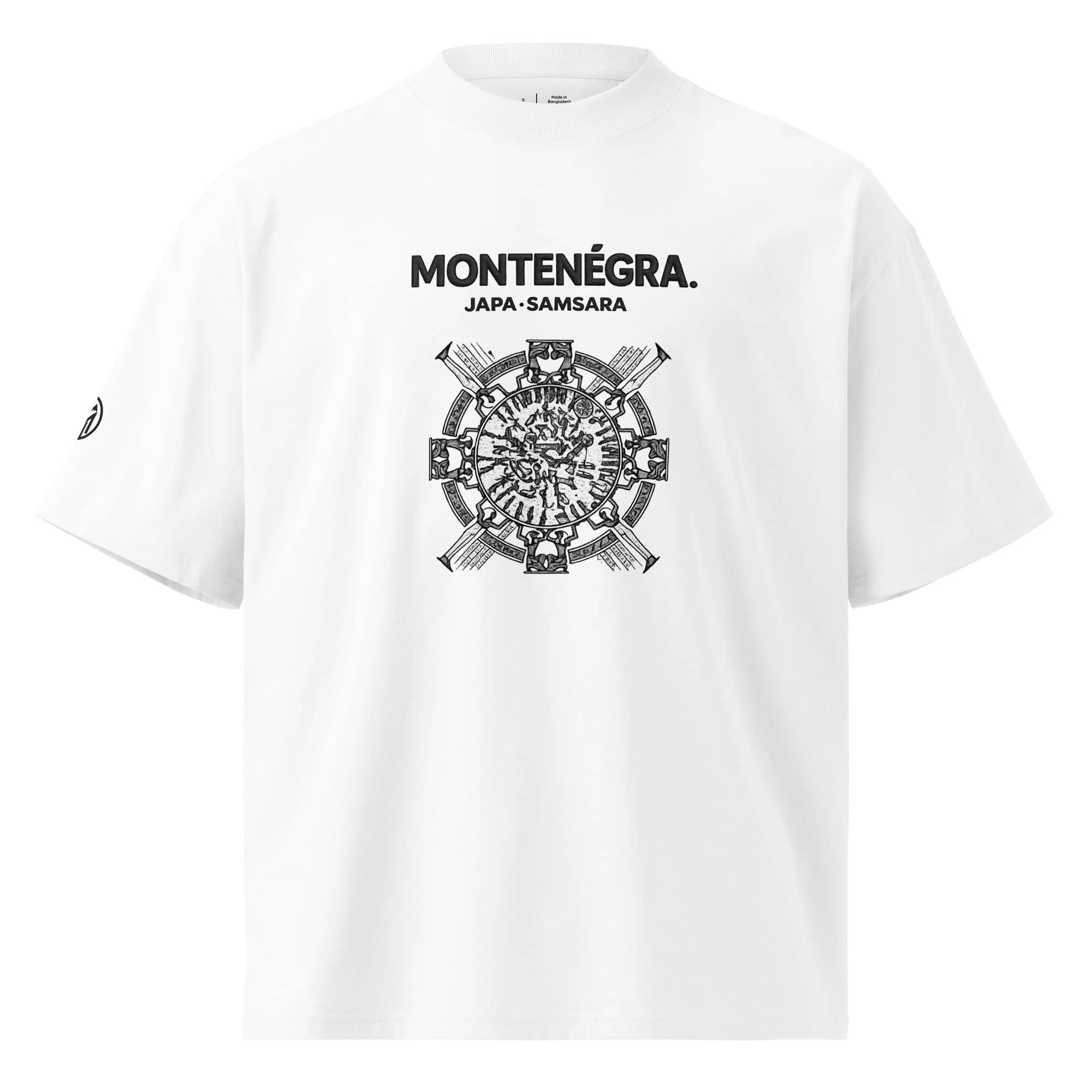 Montenégra Japa Samara Unisex organic oversized high neck t-shirt - Montenégra