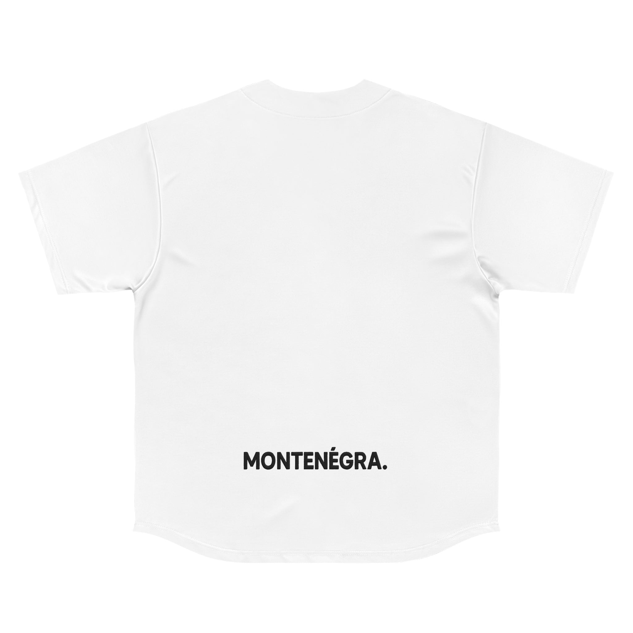 Montenégra Jersey - Silky White and Black - Montenégra